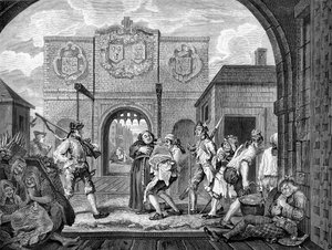 Calais Kapıları, William Hogarth by William Hogarth
