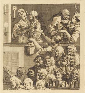 Gülen Seyirci by William Hogarth