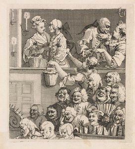 Gülen Seyirci by William Hogarth