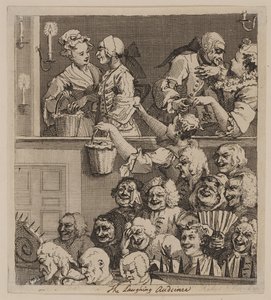Gülen Seyirci by William Hogarth