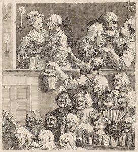 Gülen Seyirci. 1733 by William Hogarth