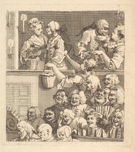 Gülen Seyirci, Aralık 1733. by William Hogarth