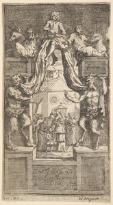 The New Metamorphosis: Frontispiece, Cilt 1, 1724. by William Hogarth