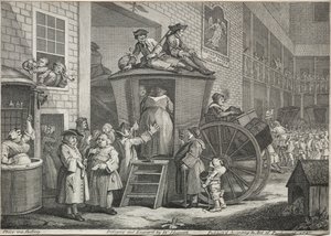 Sahne Antrenörü by William Hogarth