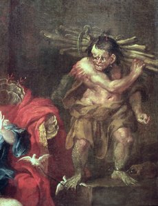 Fırtına, 353593 tuval detayı üzerine Caliban yağlı boya detayı by William Hogarth