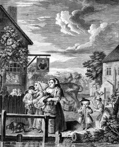 Günün Vakitleri - Akşam, William Hogarth by William Hogarth