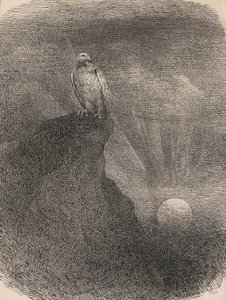 Genius, 1865-95 (karton üzerinde kalem, mürekkep ve grafit)