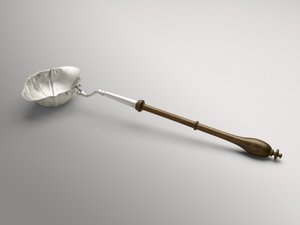 Punch veya Toddy Pota, c. 1754-1785 (gümüş ve tanımlanamayan ahşap) by William Hollingshead