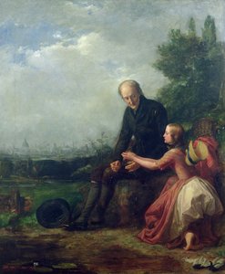 Küçük Nell ve Dedesi by William Holman Hunt