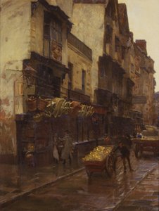 The Cradle of the Wills Tobacco Firm, Mary-le-Port Street, Bristol, c.1902 (tuval üzerine yağlı boya)