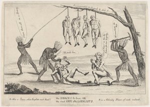 Vahşiler Serbest Bırakın veya Sadıkların Zalim Kaderi, 1783. by William Humphrey