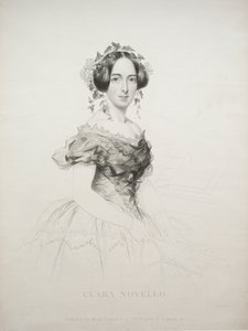 Clara Novello, 1852. by William Humphreys