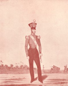 Hattaki Madras Ordusu Piyade Memurları, c1837-1843, 1909 by William Hunsley