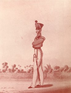 Madras Ordusu Hafif Piyade Subayları, c1837-1843, 1909 by William Hunsley