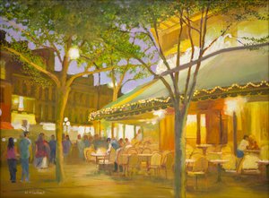 İlkbaharda Paris (gemide yağ)