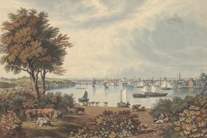 Baltimore Whetstone Point yakınlarında çekildi, 1831