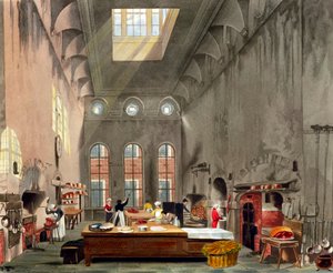 Mutfak, St James Sarayı, Londra, 1819
