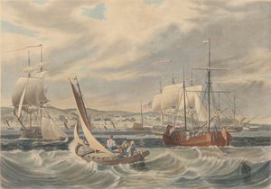 New York Karantinasının Görünümü, Staten Island, 1833