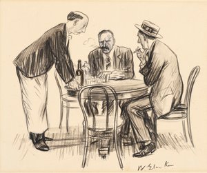 Bir Daha Asla, Kasvetli Bir Şekilde Belirtti by William James Glackens