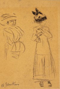 İki kadın by William James Glackens