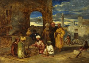 Satranç Oynayan Araplar by William James Muller