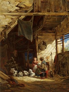 Keçili İç Mekan - Bettws-y-Coed by William James Muller