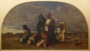 Çölde Dualar, 1840-1849. by William James Muller