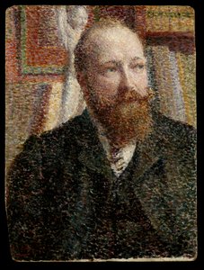 Alfred Verhaeren'in portresi c.1890 (gemide yağ) by William Jelley