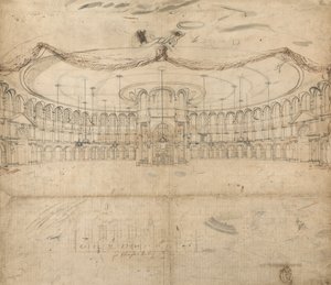 Rotunda, Ranelagh Bahçeleri için Tasarım by William John Newton