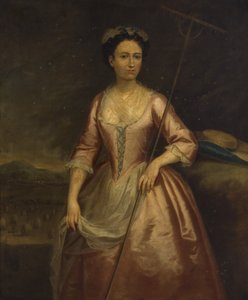 Hon. Margaret Duncombe (tuval üzerine yağlıboya) by William Jones