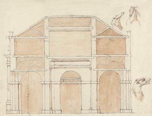 King's Mews, Charing Cross, Londra: Bölüm by William Kent