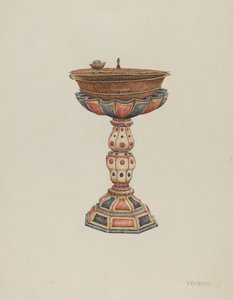 Vaftiz Yazı Tipi ve Standı, c. 1939.