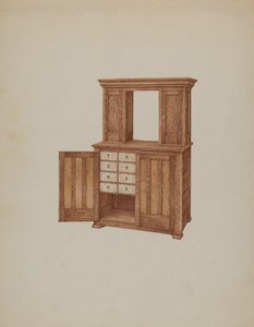 Dolap, Fildişi Anahtar Delikli, c. 1937. by William Kieckhofel