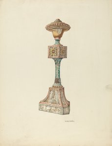 Tören Şamdanı Kilise Mobilyaları, c. 1941. by William Kieckhofel