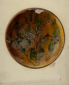 Pa. Alman Pasta Tabağı, c. 1938.