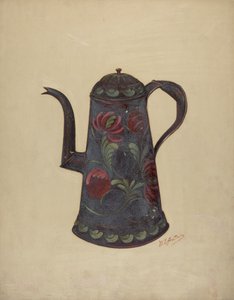 Toleware Cezve, c. 1936.