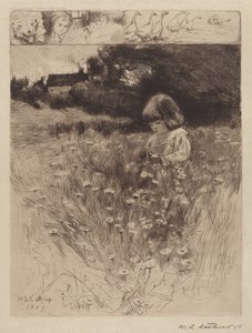 Kırmızı Başlıklı Kız by William Langson Lathrop