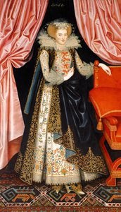Muhtemelen Elizabeth Cary, kızlık soyadı Tanfield, 1615 dolayları (tuval üzerine yağlı boya) by William Larkin