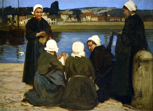 Breton Kadınları (tuval üzerine yağlıboya)