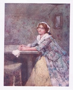 Sevgili kızı, gözyaşlarında daha da güzel (renkli lito) by William Lee Hankey