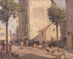 Çanak Çömlek ve Çiçekler, Dieppe by William Lee Hankey