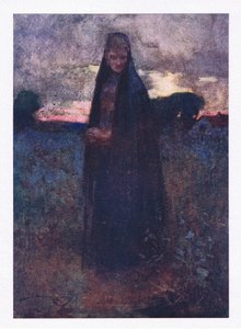 O, dalgın ovanın (renkli lito) hüzünlü tarihçisi olan bütün harabsız trenden sadece ayrıldı. by William Lee Hankey