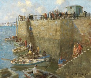 Küçük Tekne, Concarneau (tuval üzerine yağlıboya)