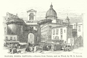 Napoli, Porta Capuana (gravür)