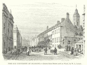 Glasgow Eski Üniversitesi (gravür)
