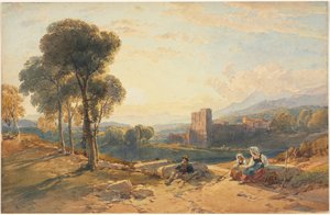 Manzara, İtalya by William Leighton Leitch