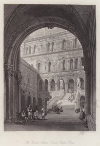 Devlerin Merdivenleri, Ducal Sarayı, Venedik (gravür)