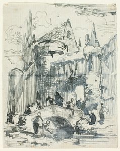 Şehir Köprüsü ve Portal by William Leighton Leitch