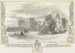 Drayton Bassett - "Drayton Malikanesi": gravür oyma ve [c 1843]