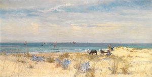Karanın ve Denizin Hasadı, 1873 by William Lionel Wyllie